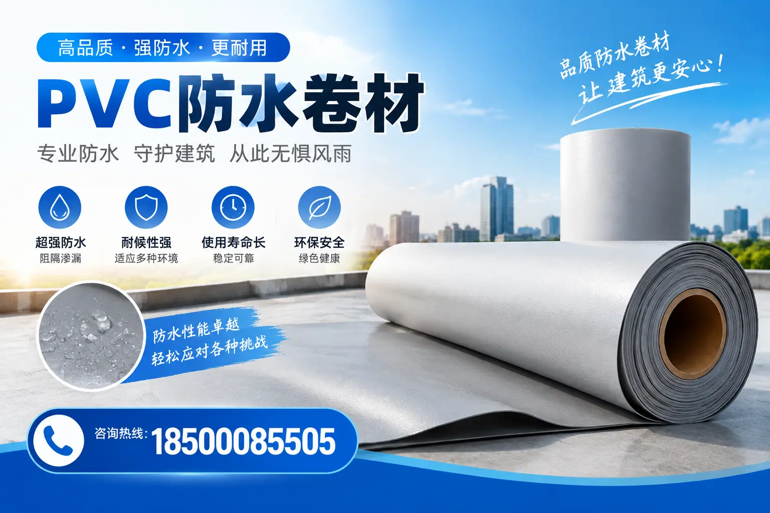 如何选择高质量的PVC防水卷材?廊坊消费者必看指南